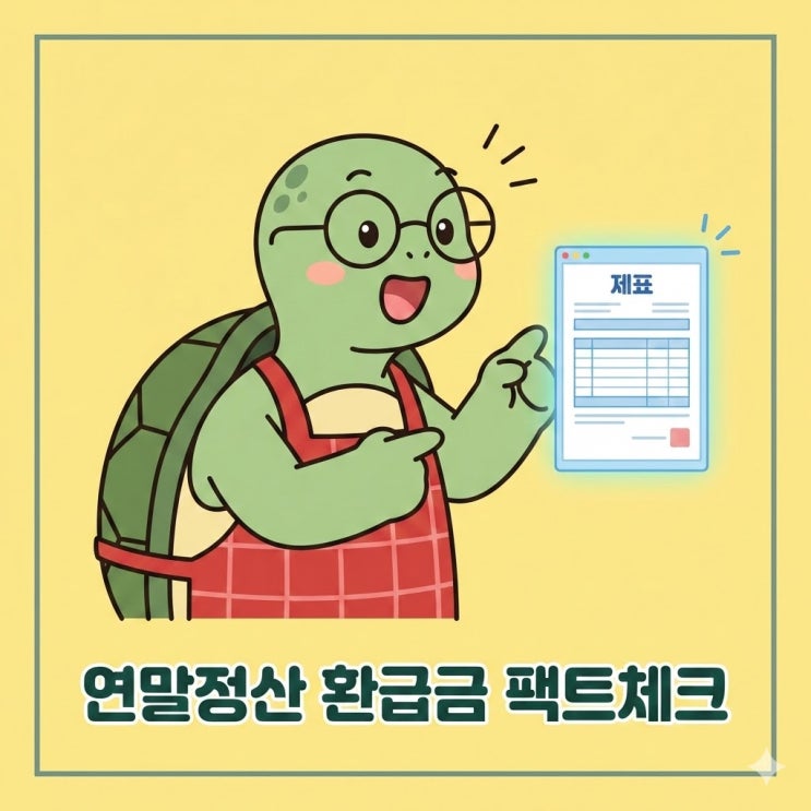  설마 나만? 연말정산 환급금 조회 안 하면 생돈 날리는 이유