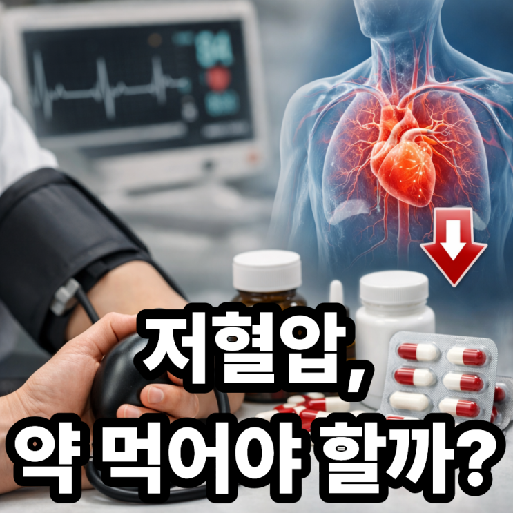  저혈압 약물 치료가 필요한 경우, 언제 병원 치료가 필요할까?