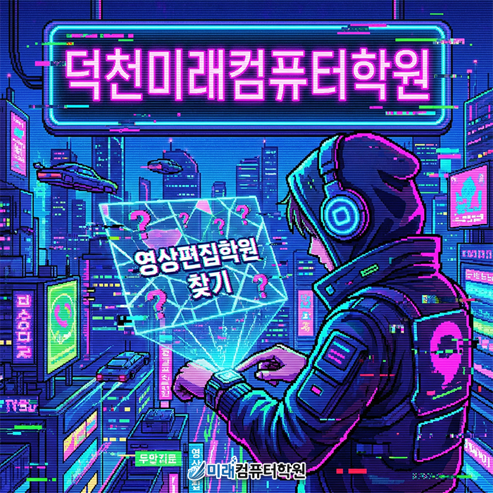  양산에서 영상편집 제대로 배우는 곳! 덕천미래컴퓨터학원 완벽 해부