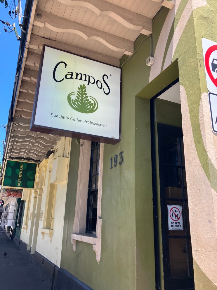  시드니뉴타운 가볼만한곳 캠포스커피 Campos Coffee 카페