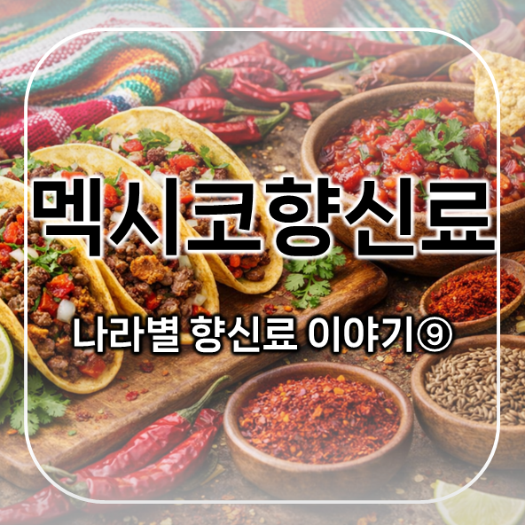  멕시코향신료 편 | 나라별 향신료 이야기 9 | 타코와 멕시코 살사소스를 만드는 재료들