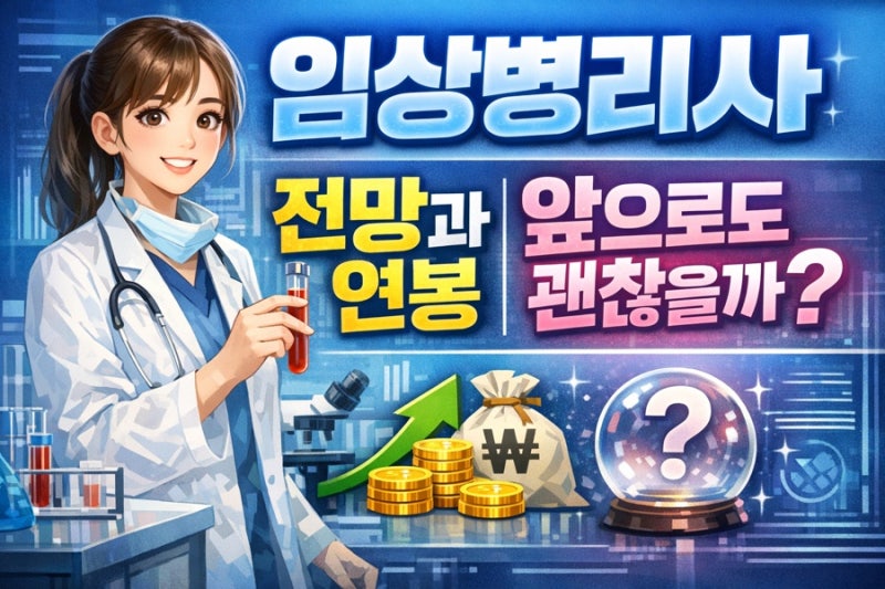 임상병리사 전망과 연봉｜앞으로도 괜찮을까?
