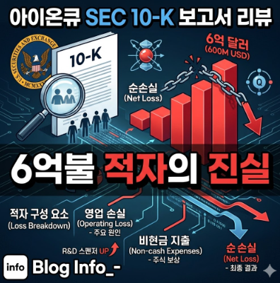  아이온큐 SEC 10-K 보고서 리뷰: 6억불 적자의 진실