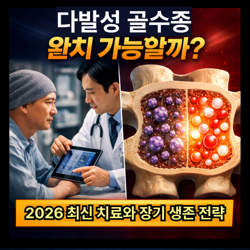 다발성 골수종 완치 가능성, 치료와 장기 생존 전망