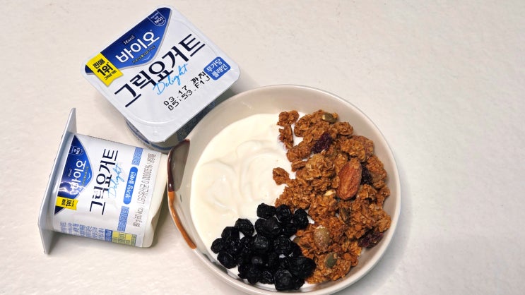  유지어터 아침대용 부드러운 무가당 그릭요거트, 매일바이오 딜라이트