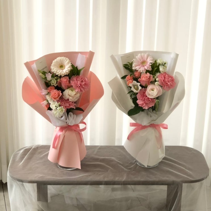  수원 회사 근처 꽃다발  부담 없이 2개 이상 준비하기 좋은 미니다발
