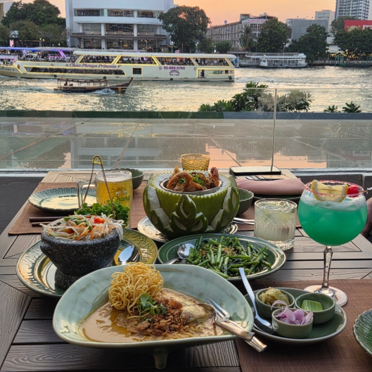  [태국 방콕] 오키드 쉐라톤 타라 통 Thara Thong _ 아이콘시암, 차오프라야 강 뷰 맛집 추천 / 할인 예약 팁