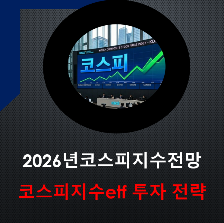  26년 KOSPI지수전망 8,000 돌파 가능?  1만 포인트(만피) 시대를 대비하는 코스피지수etf 투자 전략