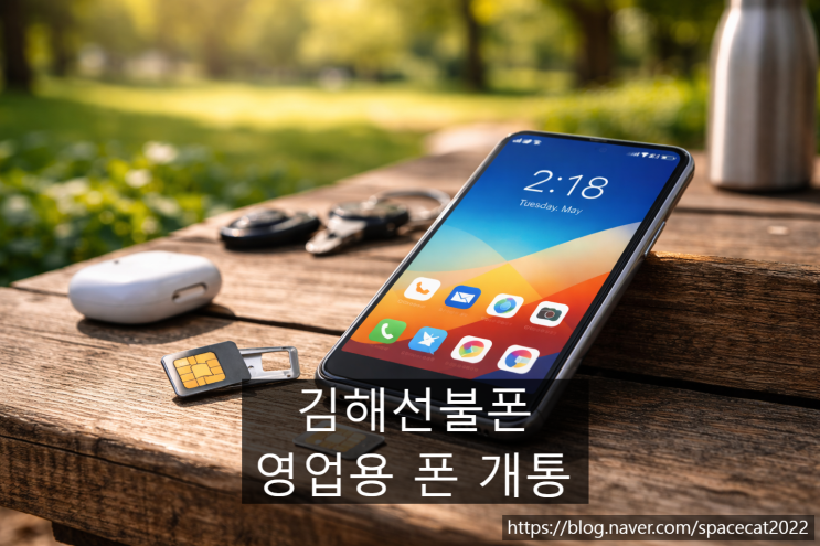  김해선불폰  유심 영업용 폰 개통 순서 정리