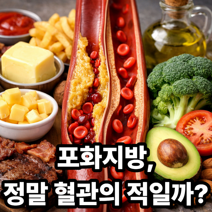  포화지방과 혈관 건강의 상관관계, 정말 나쁠까?