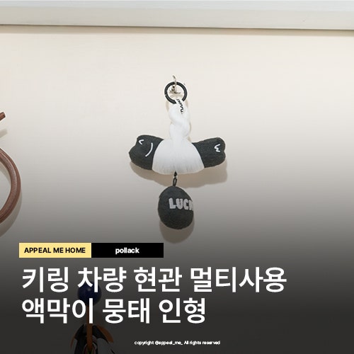  액막이북어 뭉태 럭키 키링 현관 멀티사용 마켓유니버스