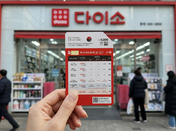  다이소 알뜰폰 유심 구매부터 실제 개통 흐름까지 단계별 정리