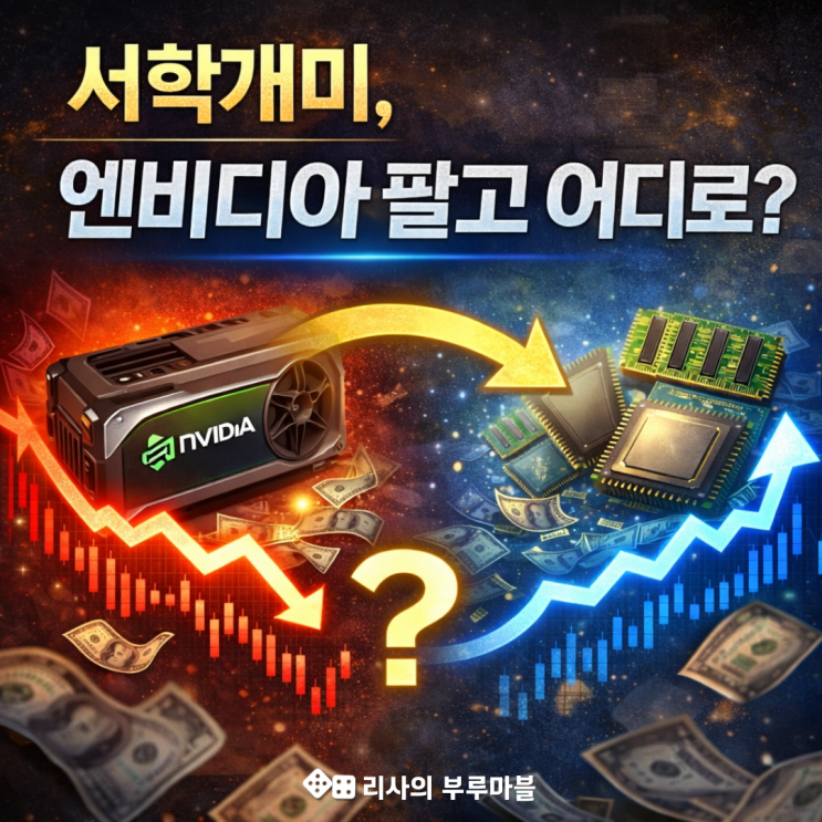  엔비디아 무지성 매수는 끝! 서학개미, 엔비디아 팔고 ‘OOO’로 이동?