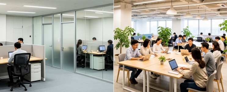  섹션오피스 vs 공유오피스 내게 알맞는 사무실은 어디일까?
