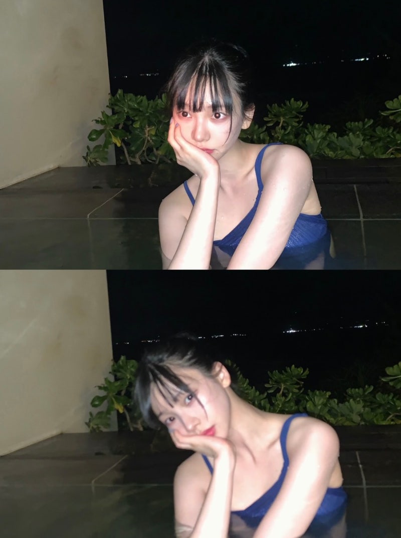 오키나와 우정여행 다녀온 카리나 류진 한수아가 입은 가성비 수영복 브랜드의 품절대란