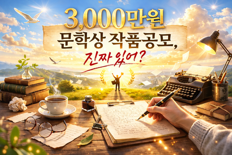  3,000만원 문학상 작품공모, 진짜 있어? 녹색문학상 2026 공모 안내 《10만 독자》와 함께한 늦봄(晩春) 박상열 작가
