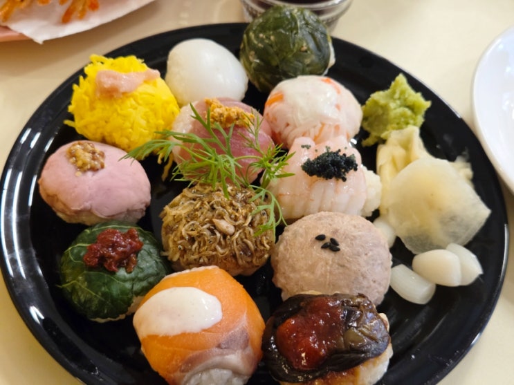  수원역 초밥 맛집 내돈내산 동그라미 수원 실내 애견동반식당