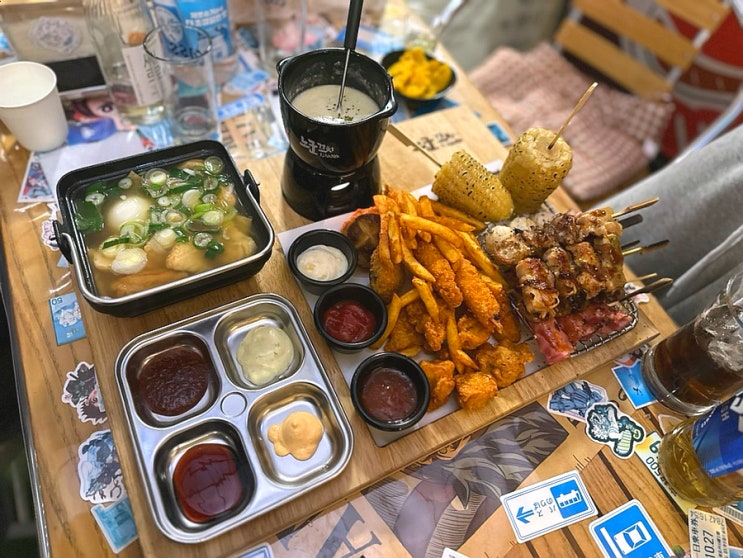  동탄호수공원 술집 '노군꼬치' 치즈 퐁듀가 매력적인 이자카야