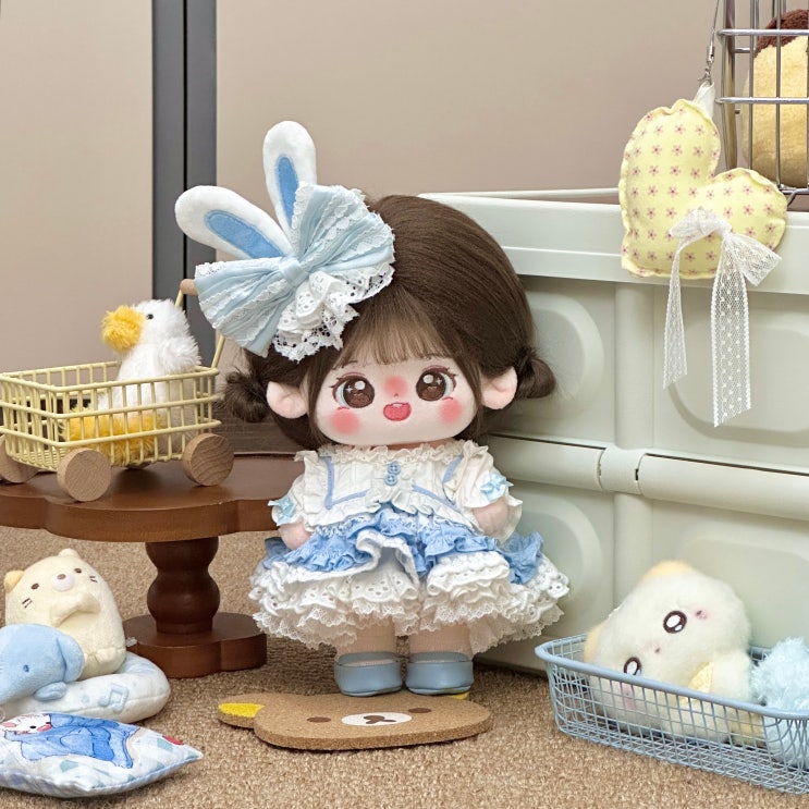 20cm 토끼 레이어드 케이크 세트 인형옷 아이돌인형옷