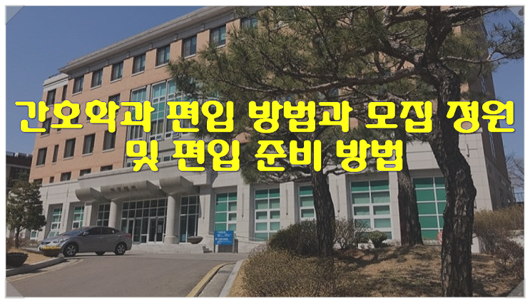  간호학과 편입 방법과 모집 정원 및 편입 준비 방법