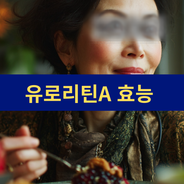  유로리틴A 효능 및 복용법 | 노화 지연 | 근 육 건강 미토콘드리아 회춘