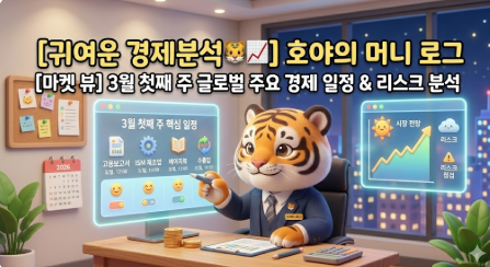   [마켓 뷰] 3월 첫째 주 주요 경제 일정 및 시장 리스크 점검 (3.2 ~ 3.6)