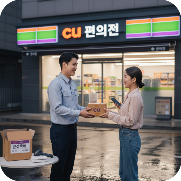  씨유반값택배가격, CU 편의점 알뜰(반값)택배 배송 조회 및 이용 방법 완벽 정리!