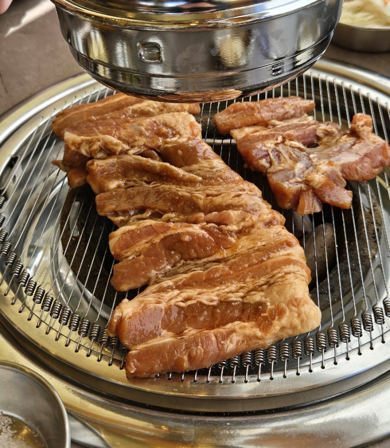 강릉 숯불돼지갈비 맛집 백양숯불갈비 강릉포남점 고기집 재방문 후기