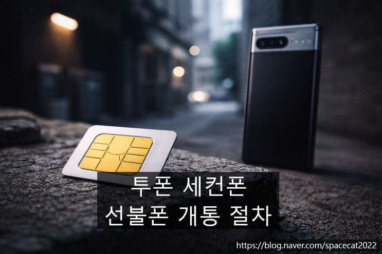  투폰 세컨폰 선불폰 개통 절차 단계별 정리