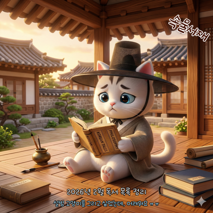  2월 독서 정산 : 2026년 목표 달성 의외의 복병, 소고기 (엑셀 파일 있음)