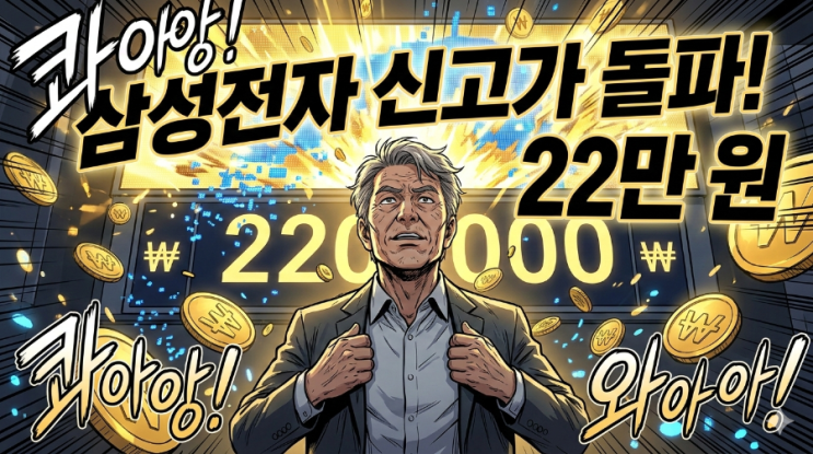  "삼성전자 25만 원 넘나? 플러스 수익 난 친구, 아내 몰래 웃을 때 나만 손실날까 무섭다면"