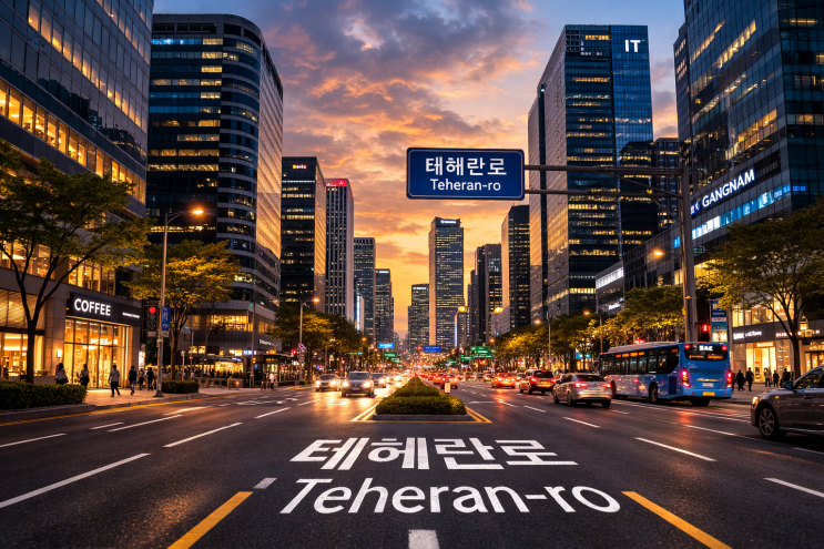  강남의 테헤란로 뜻은 이란의 수도 이름이라고? 서울과 테헤란이 서로의 이름을 남긴 이유