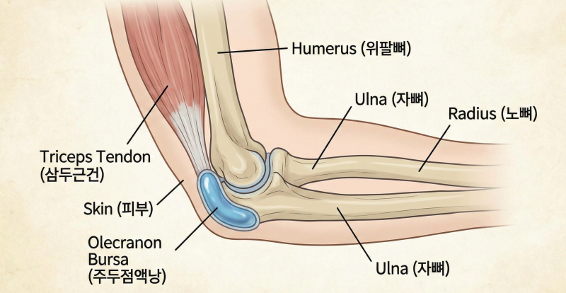 팔꿈치 뒤쪽이 툭! [주두점액낭염] 재발 방지 치료법