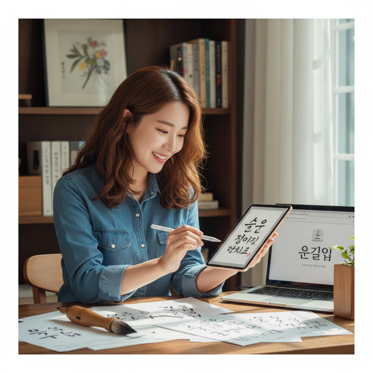  필수 온글잎폰트추천! 상업적 이용 가능한 무료 폰트 '온글잎' 다운로드 안내