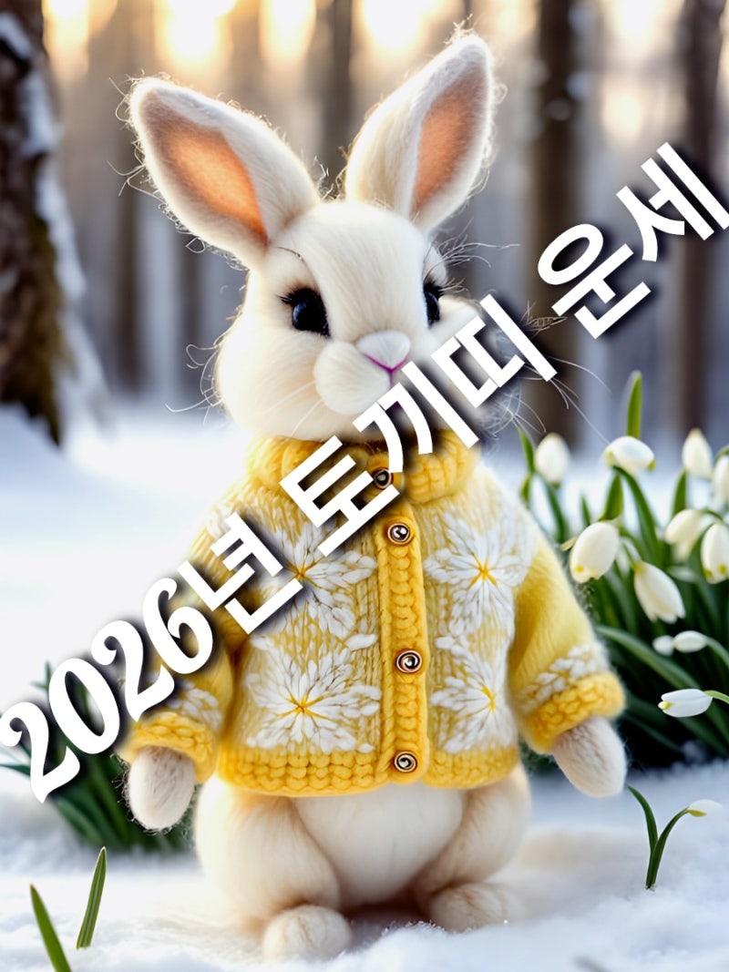2026년 토끼띠 운세 99년생 87년생 75년생 오늘 토끼띠 운세