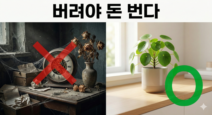  집안에 '이것' 있으면 당장 쓰레기통에 버리세요 (돈줄 막히는 물건 3가지)