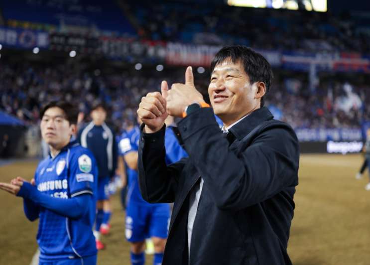 K리그2 개막전 ‘이정효 매직’, 수원삼성 서울이랜드에 2-1 역전승, 교체 1분 만에 결승골