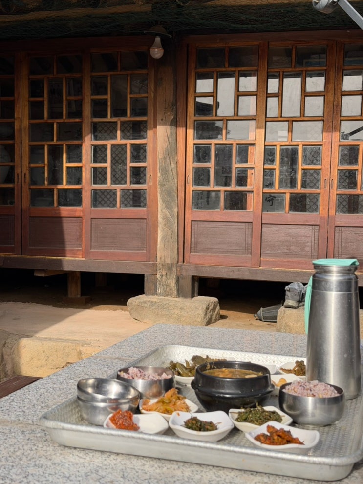  신창댁 외암민속마을 식당 시골밥상 청국장 5천원 맛집