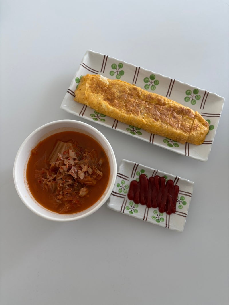 테팔 프리즘 프라이팬 28cm 2종 세트 사용 후기 (참치김치찌개 & 계란말이 만들기)