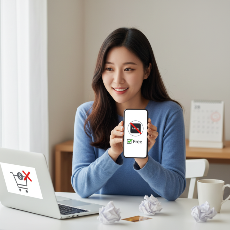  어도비해지 고민 끝! 어도비(Adobe) 구독 해지 방법 및 환불 위약금 면제 팁
