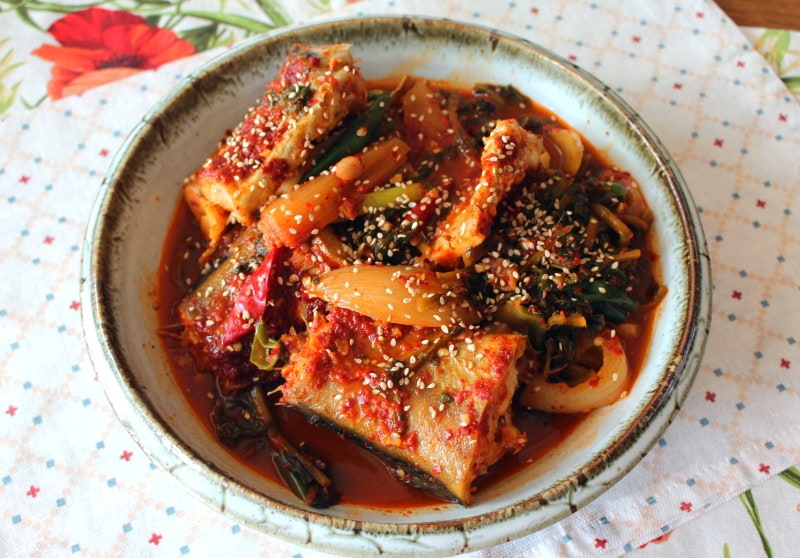 시래기 코다리조림 무청시래기 코다리찜 냉파요리
