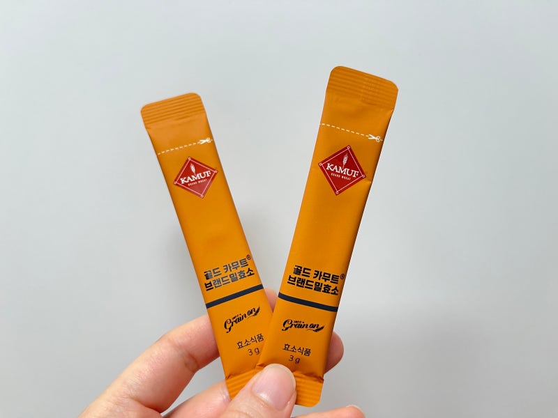 그레인온 골드 카무트 브랜드밀효소 고구마맛 솔직후기