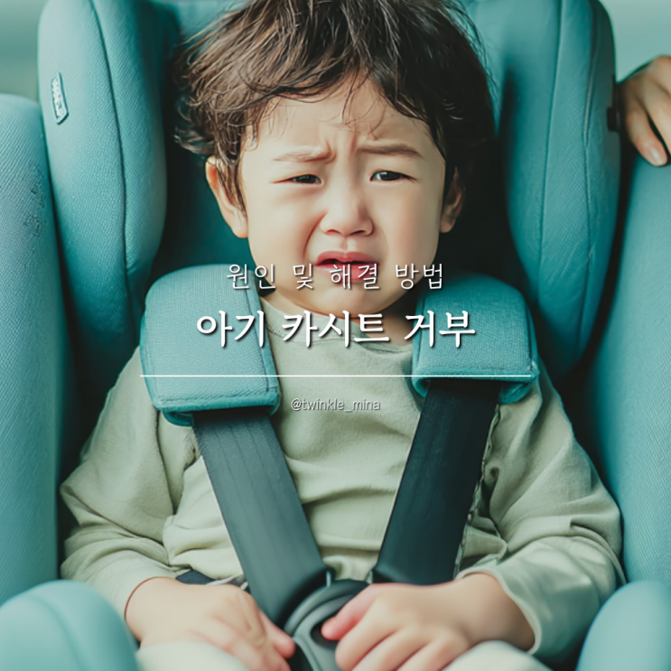  아기 카시트 거부 한다면? 원인 및 대처 방법