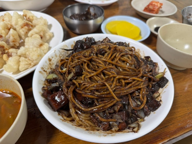  안성 노포 중화요리 생활의달인 간짜장 맛집 죽산분식 탕수육 예약 후기
