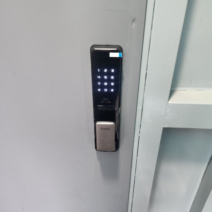  일산 열쇠 대화동 전문가의 대화마을 8단지 푸시풀 도어락 교체