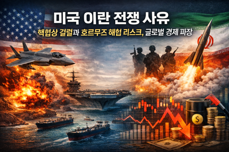  미국 이란 전쟁 사유, 핵협상 결렬과 호르무즈 해협 리스크, 글로벌 경제 파장