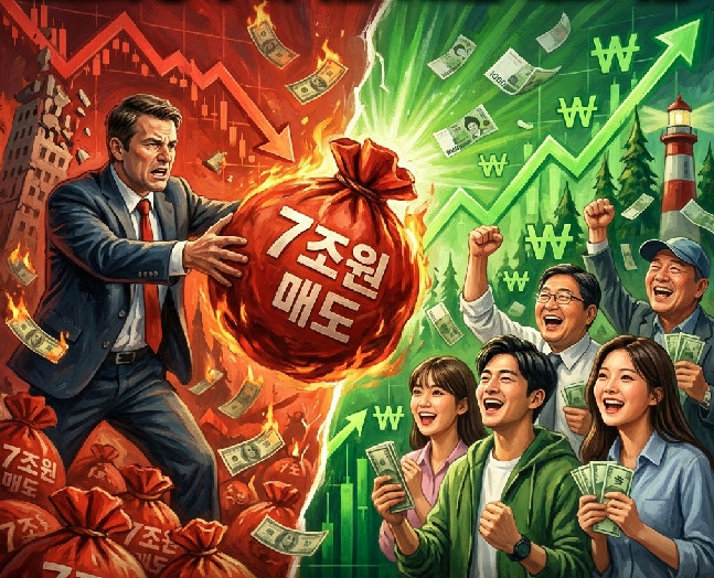  코스피 외국인이 7조나 매도한 이유 알아보니