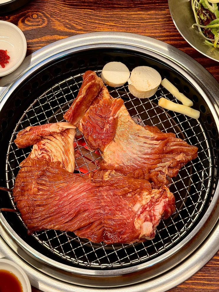  구미 산동 돼지갈비 맛집 아이랑 가족외식 숯불갈비 천제연