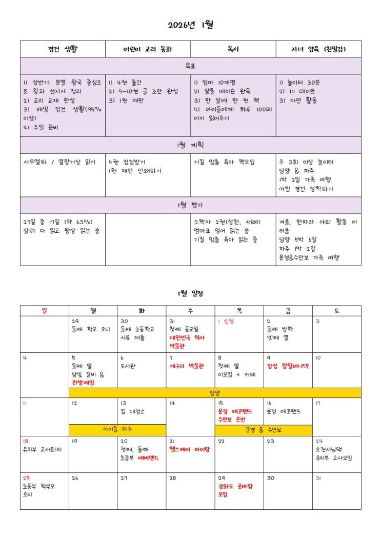 월간 26-1호] 겨울 방학을 알차게!