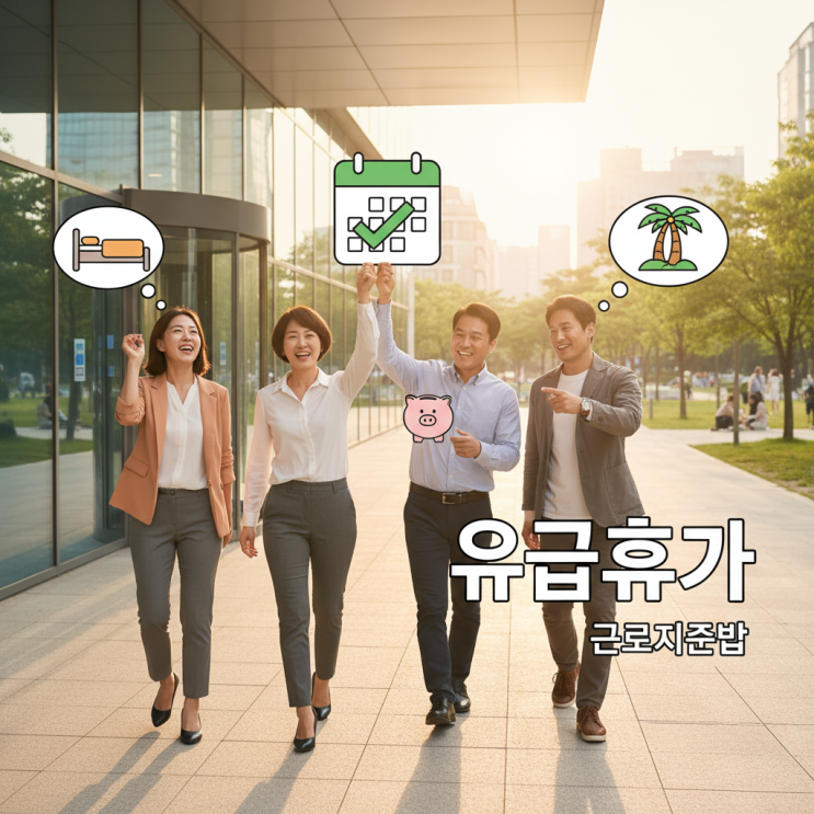  직장인 필수 정보! 유급휴가뜻과 근로기준법상 연차 수당 지급 기준 안내
